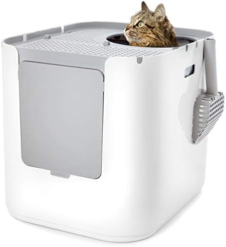 Modkat XL Cat Litter Box, Top or Front-Entry, Scoop & Filters - Image 3