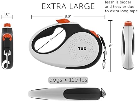 TUG XL Retractable Dog Leash, 26 ft - Image 3