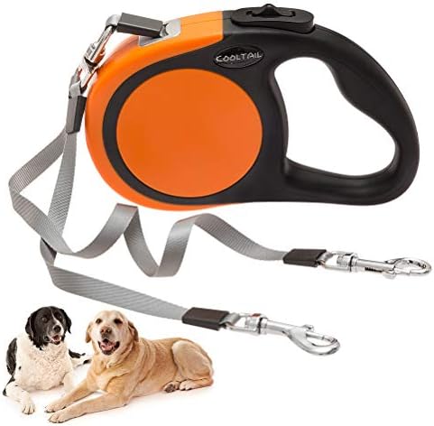 KOOLTAIL Dual Retractable Dog Leash by KOOLTAIL