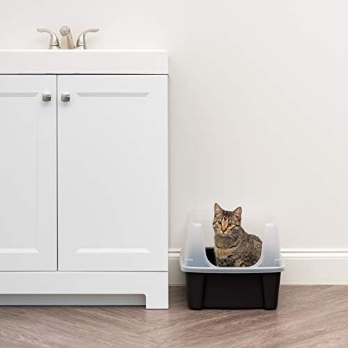 IRIS USA High Sided Cat Litter Box, Scatter Shield - Image 6