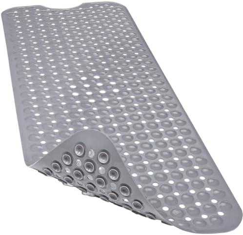 Bathtub and Shower Mats, 40x16 Inch Extra Large Non Slip Soft Bath Tub Mat by Linoows