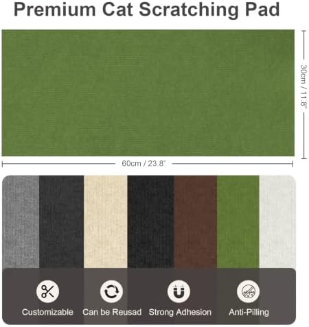 Small Cat Scratcher, 23.6x11.8 Cat Scratch Furniture Protector - Image 2