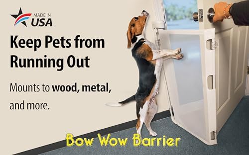Bow Wow Barrier 28-Inch Café Retractable Exterior-Door Barrier - Image 2