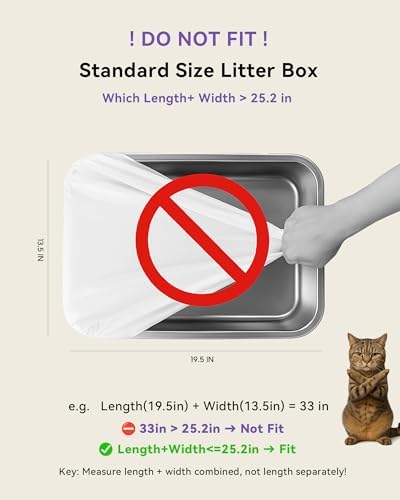180 Count Cat Litter Box Bags Compatible - Image 7