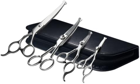 4 in1 Curved Dog Grooming Scissors Kit - Image 2