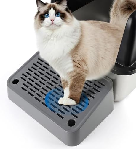 Litter Box Step, Cat Ramp Step Catcher by Bartuke
