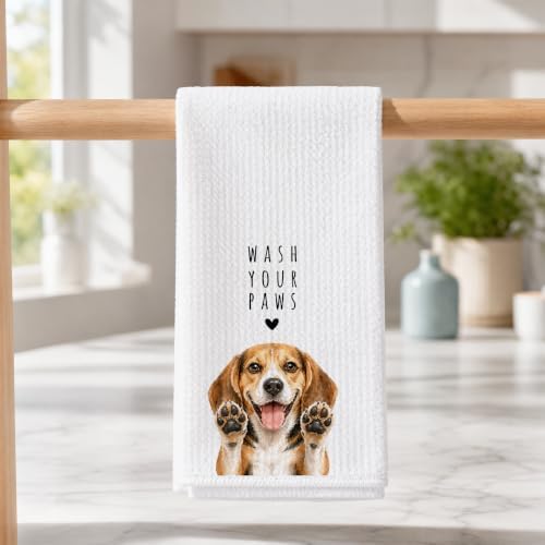 Beagle Dog Kitchen Towel, Hand Towel, Beagle Gifts - Image 3