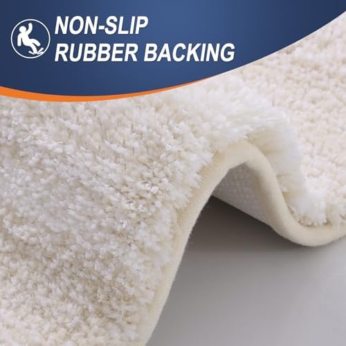 OLANLY Bathroom Runner Rug 70x24, Extra Soft Absorbent Microfiber Bath Rugs - Image 4