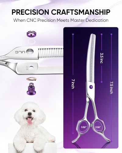 ULG 7.5 Inch Curved Thinning Shears - Image 7