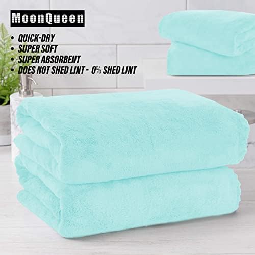 MOONQUEEN 2 Pack Premium Bath Towel Set - Image 6