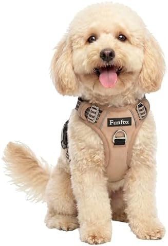 Funfox Dog Harness No Pull, Adjustable Pet Vest Harness, Super Soft Material by MyFUNFOX