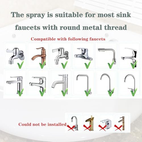 Tub faucet spayer attachment, Bathtub Shower Head Sink-Faucet - Image 2