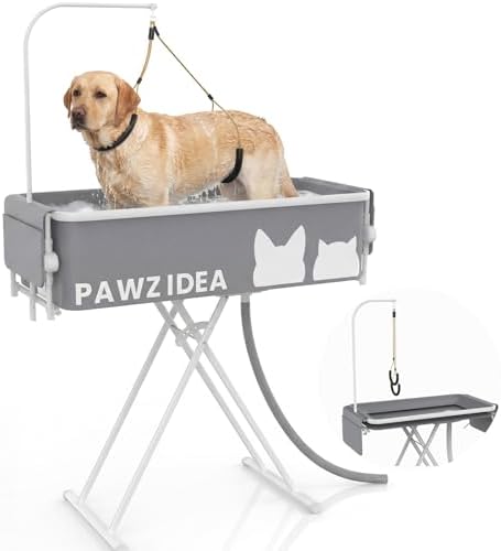 PAWZIDEA 2-in-1 Dog Bathtub & Grooming Table 43" by PAWZIDEA-Inlovejoywelive
