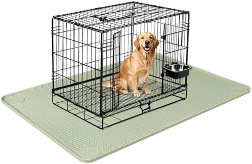 Silicone Dog Bed Mat 70"x 45" Crate Mat by Bartuke