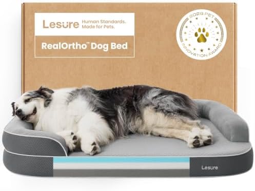 LE SURE RealOrtho™ XL Pro 3-Layer Orthopedic Extra Large Dog Bed by Lesure