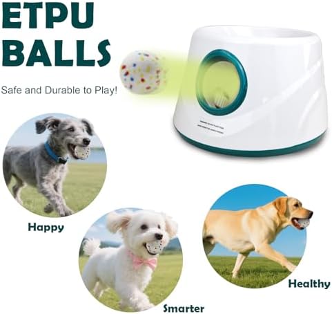 MEKAPLE Automatic Dog Ball Launcher, Upgraded Interactive Dogs Balls Thrower - Image 3
