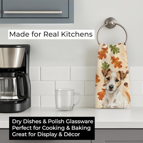 Caroline's Treasures Russell Terrier Dogs Kitchen Towel 15x25 - Image 3