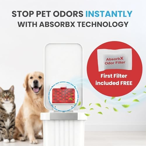 iTouchless 13.2 Gallon / 50 Liter Dog Poop Trash Can - Image 3