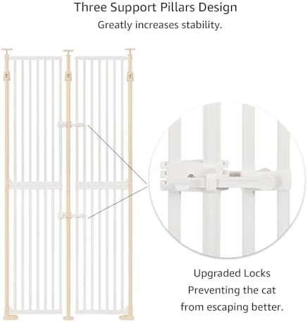 unipaws 75" High Extra Tall Cat Safety Gate - Image 4