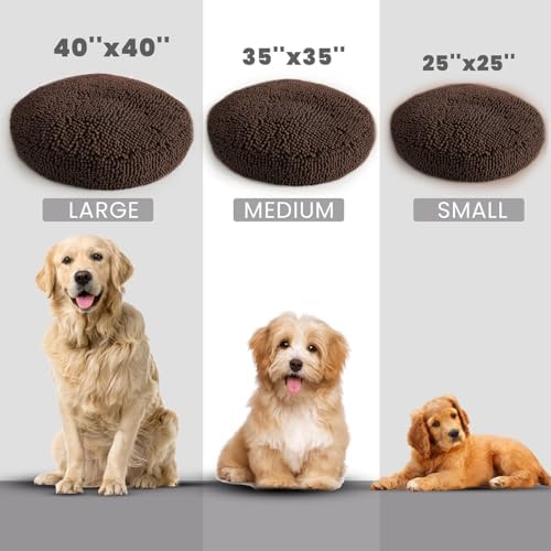 Muddy Mat®Cloud K-9 Bed for Dogs & Cats, Soft & Relaxing Donut Dog Bed - Image 3