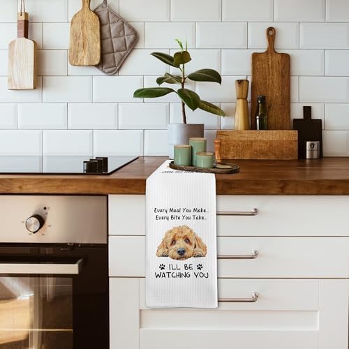 Funny Goldendoodle Every Meal You Make Every Bite You Take Kitchen Towels - Image 4