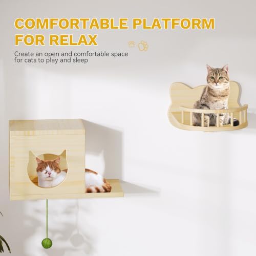 DWVO Cat Wall Shelves and Perches - Image 3