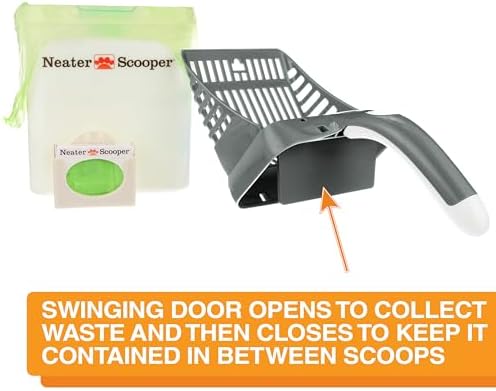 Neater Pet Brands Neater Scooper Standard Litter Scoop, 60 Refill Bags – - Image 3