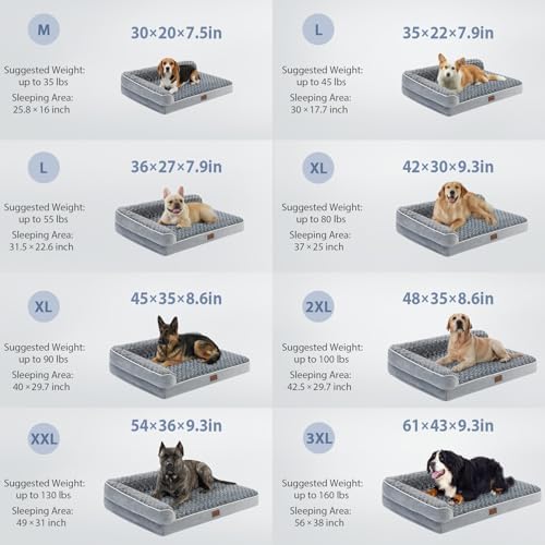 BFPETHOME Orthopedic Washable Dog Bed, Sleeping Couch - Image 6