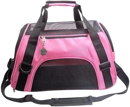 ZaneSun Cat Carrier, Soft-Sided Pet Travel Carrier by ZaneSun