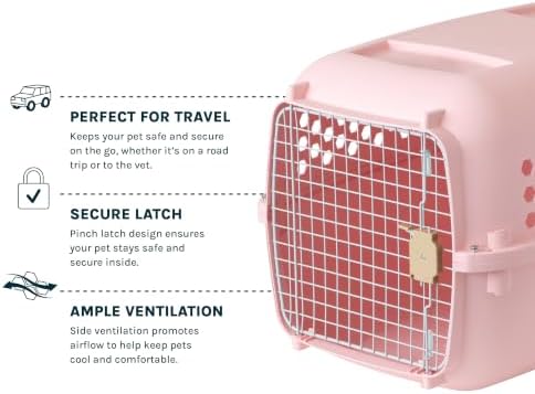 SportPet 36” Large Front Load Hard Sided Pet Carrier Kennel – Secure Portable - Image 5