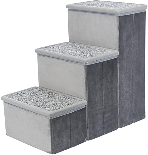 TRIXIE 3-Step Velour Pet Stairs by TRIXIE