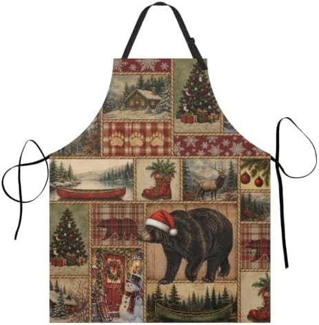 Art Apron with Pocket for Women Men by DZGlobal