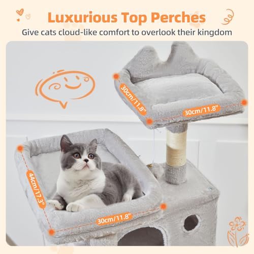Taoqimiao Cat Tree, 71 in Extra Large Cat Tower - Image 6
