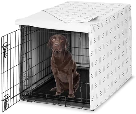 Sweet Jojo Designs 42in. Medium/Large Dog Crate Cover Pet Cage, Kennel Covers by SweetJojoDesigns