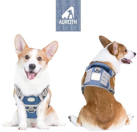 AUROTH Tactical Dog Harness Medium Sized Dog No Pull Adjustable Dog Vest - Image 2