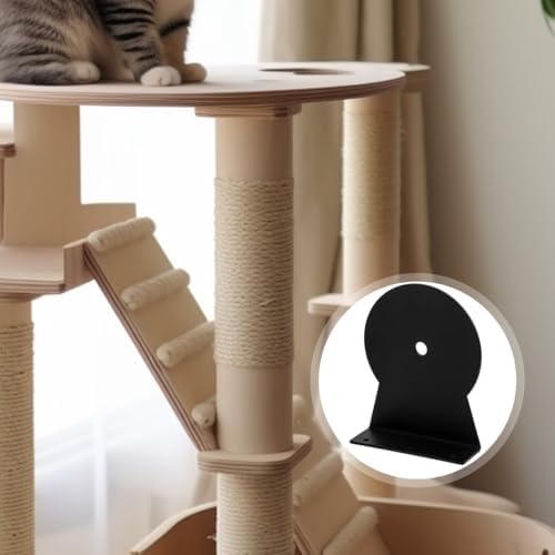 Toyvian Cat Wall Furniture Bracket Cat Climbing Pole Bracket - Image 2
