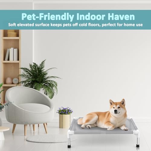 Elevated Dog Bed with Teslin Cooling Fabric - Image 6