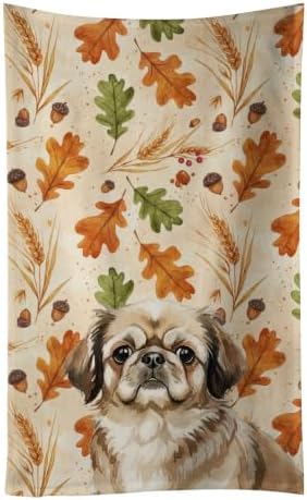 Caroline's Treasures Pekingese Dogs Kitchen Towel 15x25 in by CarolinesTreasures