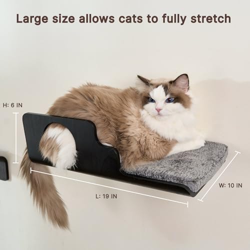 LIORCE Cat Wall Shelves, Creative Design Cat Shelf - Image 4
