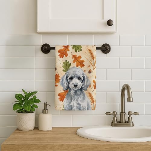 Caroline's Treasures Poodle Dogs Kitchen Towel 15x25 in - Image 2