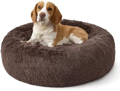 Bedsure SupportMax® Calming Dog Bed Medium Size Dog Washable Pet Bed by BEDSURE