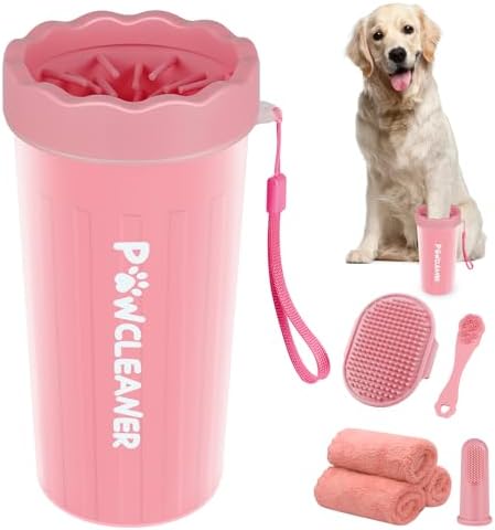 Professional 7 in 1 Dog Paw Cleaner by Comotech