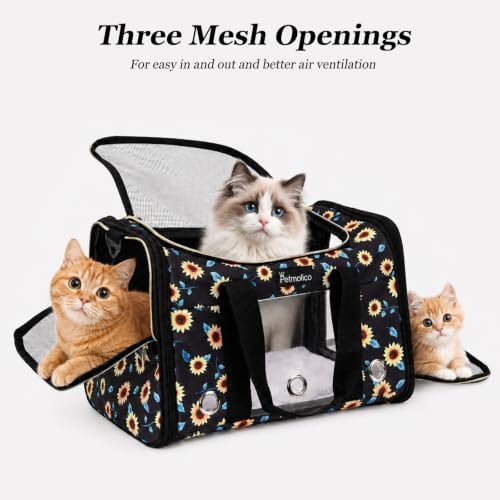 Petmolico Cat Carrier Soft-Sided Airline Approved - Image 2