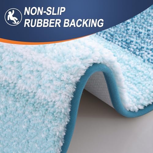 OLANLY Bathroom Runner Rug 47x24, Extra Soft Absorbent Microfiber Bath Rugs - Image 4