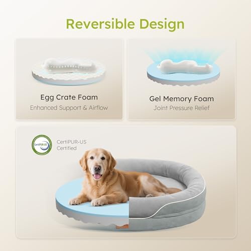 CWAWZ XL Orthopedic Dog Bed, Extra Large Dog Bed, Dog Sofa - Image 3
