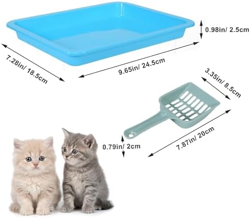 6 Pcs Kitten Litter Boxes, Low Entry Litter Box - Image 3