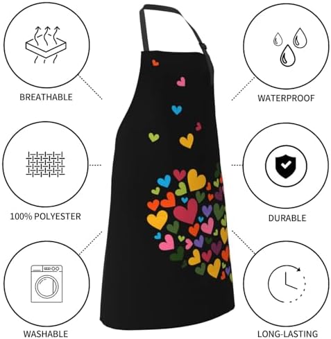 Art Apron with Pocket for Women Men - Image 4