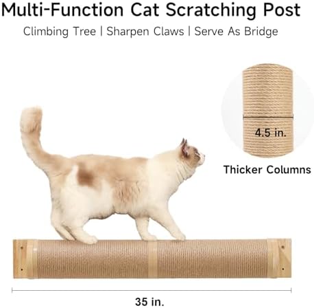FUKUMARU Cat Scratching Post, 35 x 4.5 Inch - Image 3