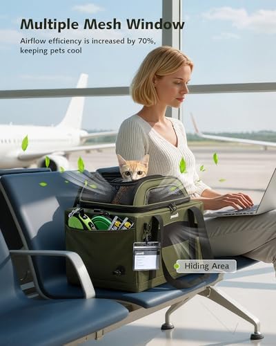 Pecute Expandable Airline Approved Pet Carrier - Image 6