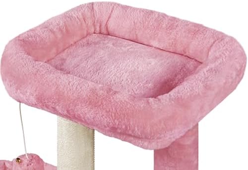 Topeakmart 34''H Cat Tower, Cute Cat Tree - Image 5